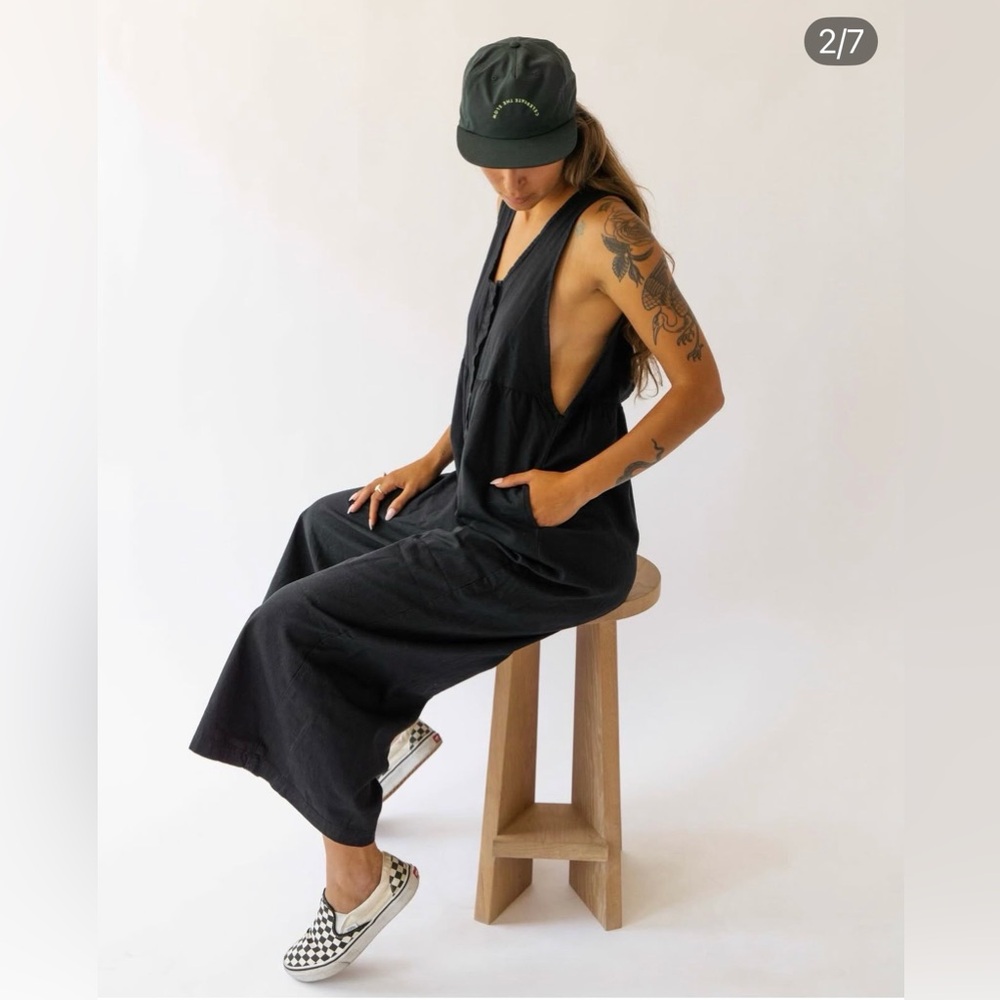 Longway Sunset Linen Jumper | Olive | Small - Picture 5 of 9